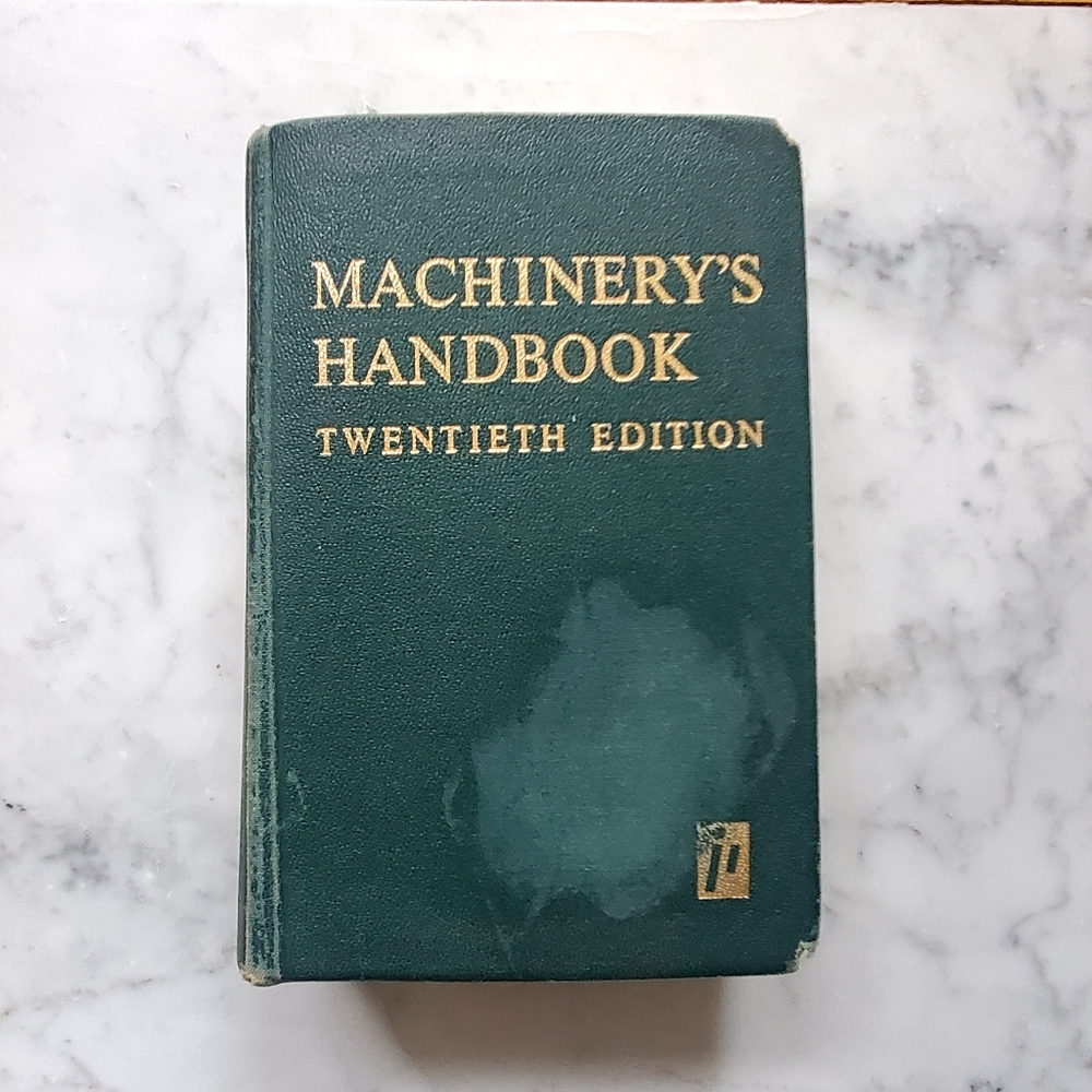 Machinery's Handbook Green Hardcover Reference for Mechanical Engineers